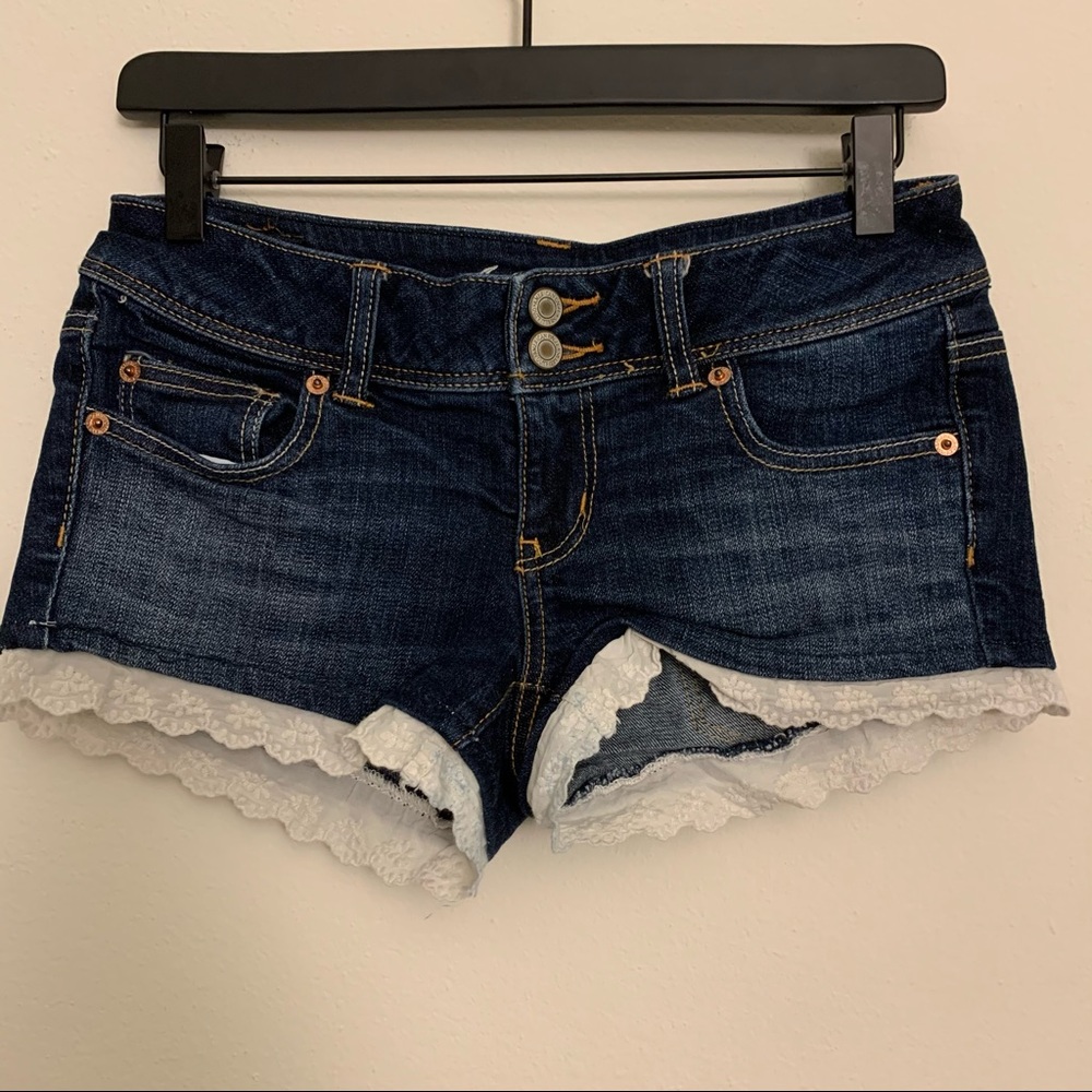 American Eagle Jean Shorts With Lace